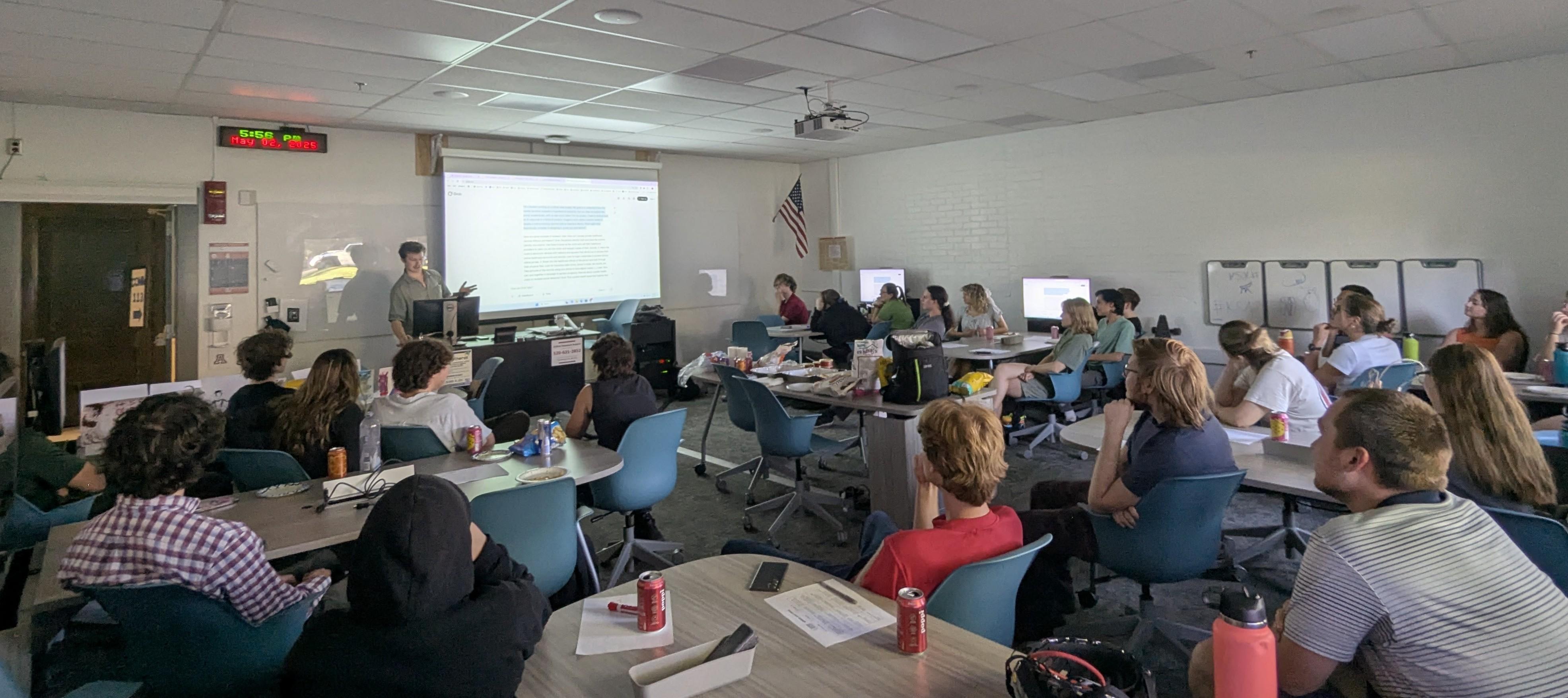 Picture from the second TEAsearch symposium, held in May 2025.